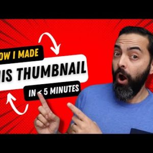 The Quickest YouTube Thumbnail Tutorial (NOT PHOTOSHOP)