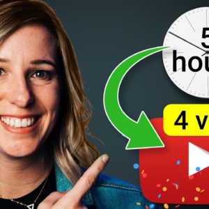 How to Create MORE Videos in LESS Time! (5-Hours Per Week) | #ThinkMediaPodcast #136