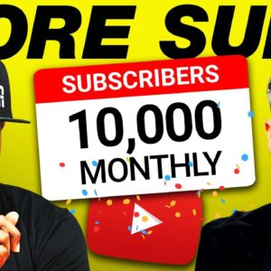 Full-Time YouTuber Reveals His Secrets for Getting 10,000 Subs per Month | #ThinkMediaPodcast #183