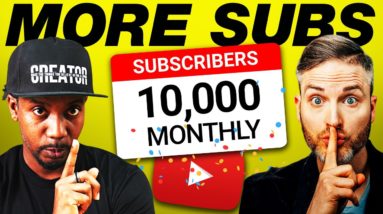 Full-Time YouTuber Reveals His Secrets for Getting 10,000 Subs per Month | #ThinkMediaPodcast #183