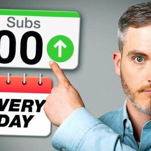 How to Get 100 Subscribers EVERY DAY on YouTube