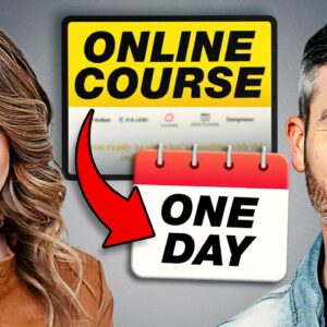 Your Simple Plan to Create an Online Course in ONE DAY!