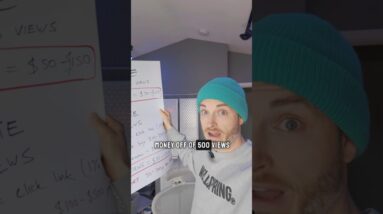 How I make $500 from 500 YouTube Views 💰