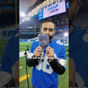 Behind the scenes yesterday @ an NFL game for a collab with the Detroit Lions for my Pokémon channel