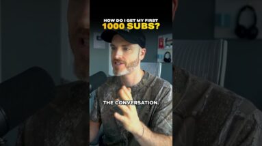 How do you get your first 1,000 subscribers on YouTube? 🎯