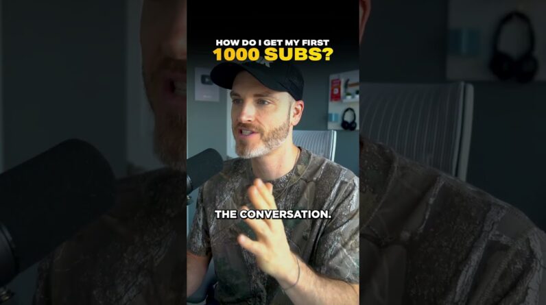 How do you get your first 1,000 subscribers on YouTube? 🎯