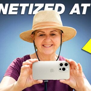 How She Got Monetized on YouTube Only Using Her Phone!