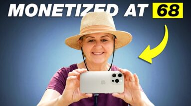 How She Got Monetized on YouTube Only Using Her Phone!