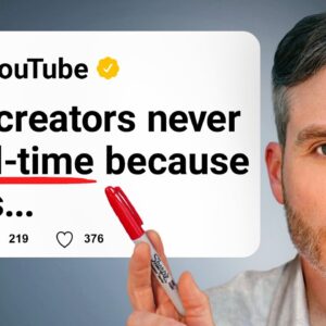 What It Really Takes to Go Full-Time on YouTube in 2026