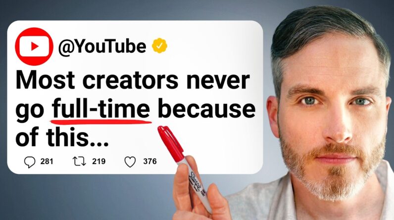 What It Really Takes to Go Full-Time on YouTube in 2026