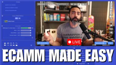 How to Setup Ecamm: Creating Scenes, Overlays & Live Streaming Destinations (BEGINNER TUTORIAL)