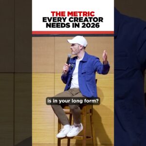 There's a new metric creators need to obsess over in 2026. 👀