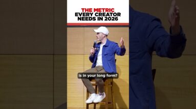 There's a new metric creators need to obsess over in 2026. 👀
