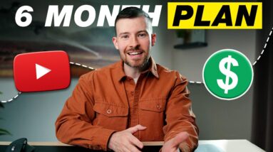 How to go FULL TIME on YouTube in 6 Months (or less)