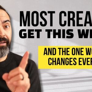 Where most creators go WRONG with selling things.